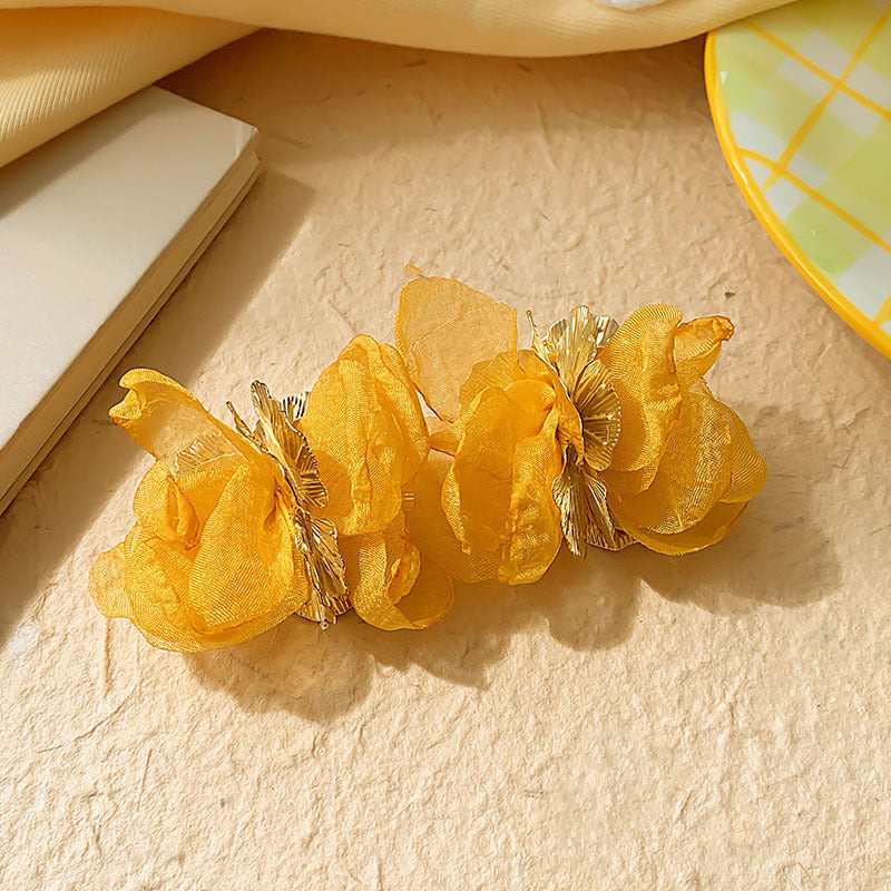 Women's Summer Yellow For Niche Design High-grade Earrings