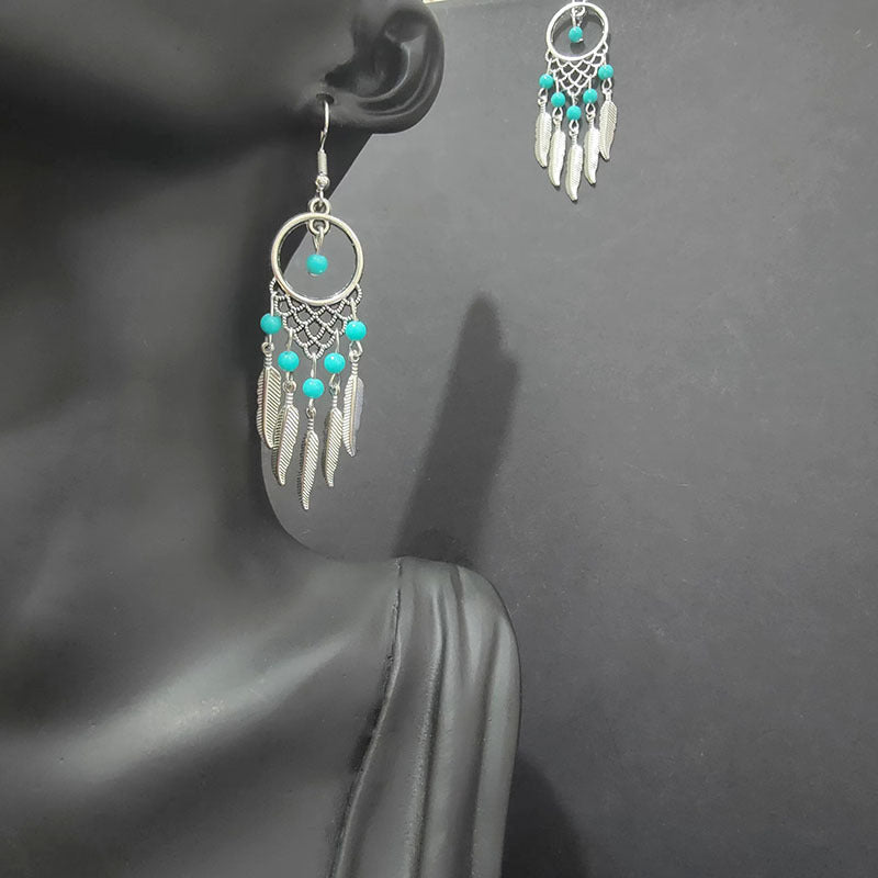 Ethnic Style Minority Scenic Spot Turquoise Earrings