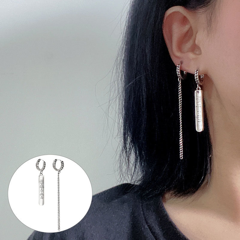 Women's Sweet Bow Tassel Ear Bone Clip Simple Fashionable Earrings