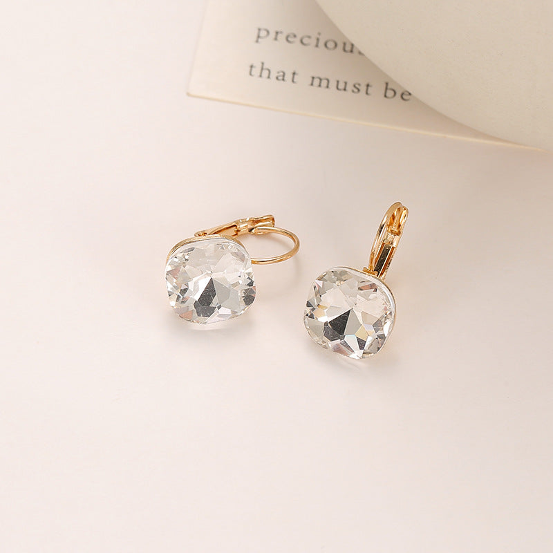 Women's Crystal Ear Clips Korean Style Fashionable Rings