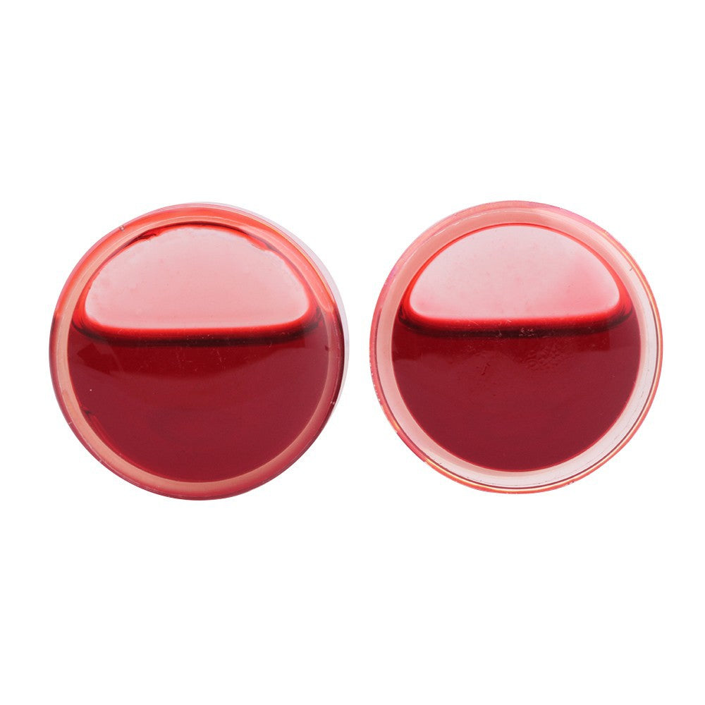 Online Red Liquid Auricle Human Body Earrings