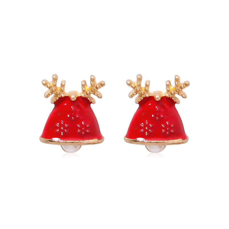 Christmas Series Fashion Delicate Diamond Tree Earrings