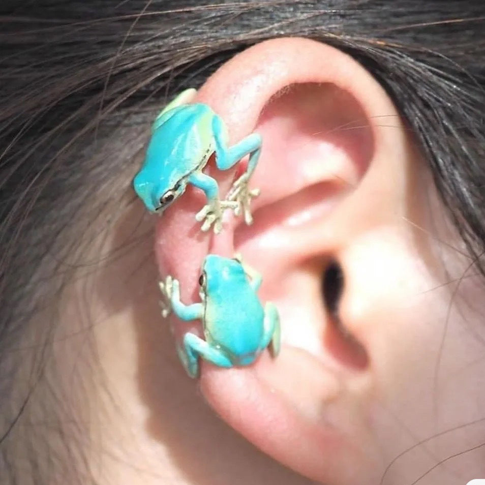 Frog Female Cute Personality Animal Retro Earrings