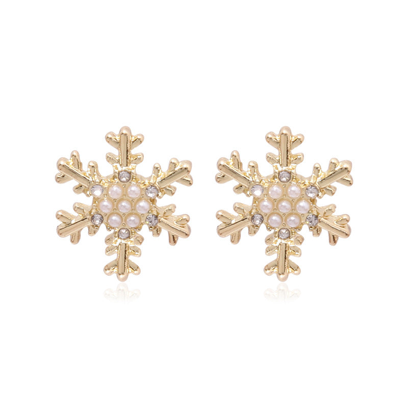 Christmas Series Fashion Delicate Diamond Tree Earrings