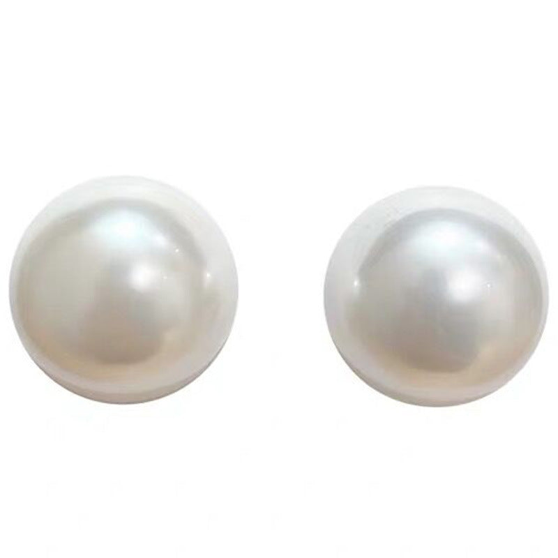 Bulb Sier Pearl Retro Elegant French Romantic Earrings