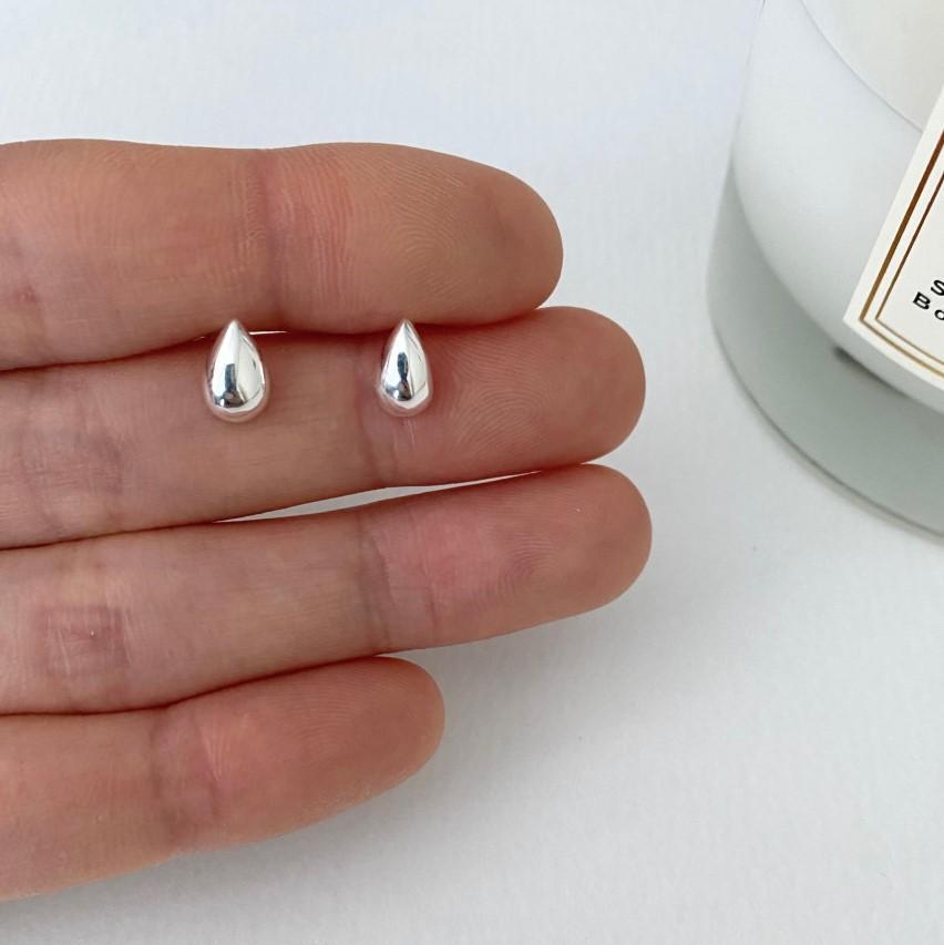 Women's Style Sterling Sier Water Drop Ear Earrings