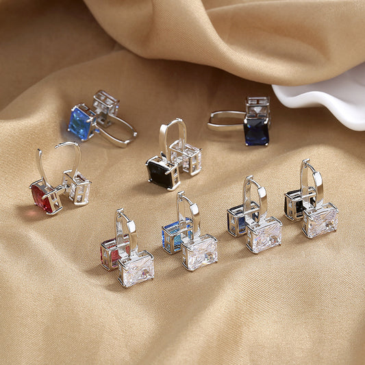 Women's Elegant Zircon Ear Clip Cool Style Earrings