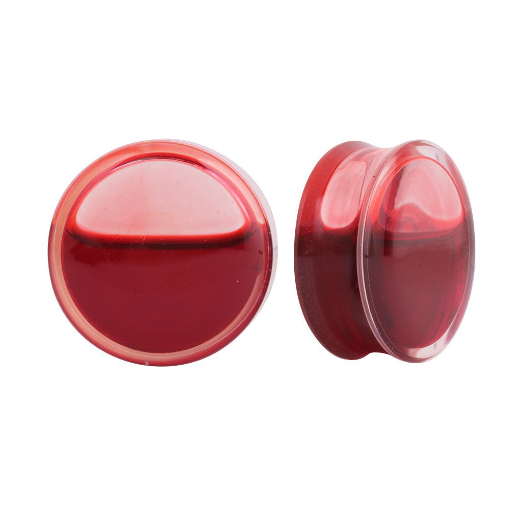 Online Red Liquid Auricle Human Body Earrings