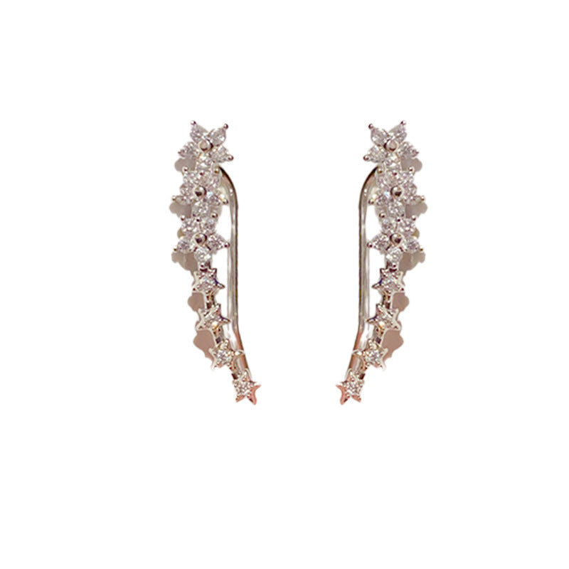 Unique Design Exquisite Light Luxury Sweet Starlight Earrings