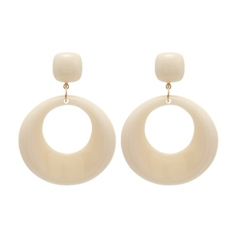 Women's To Make Round Face High-grade Irregular Earrings