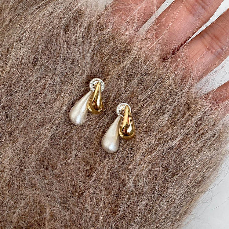 Water Drop Niche Unique Design Personality Simple Earrings