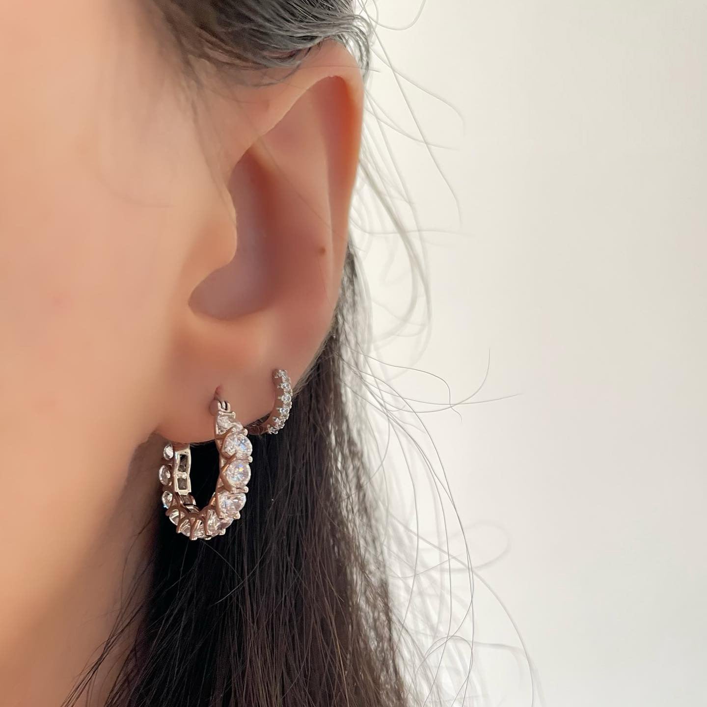 Zircon Ear Female French Entry Lux Earrings